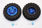 General Hop-Up Parts Tires and Wheels Plastic 6 Poles Simulation Wheels In Silver Screws With 1.9' Crawler Tire & 12mm Hex Tool - 1pr - GPM AW1906SCYS General Hop-Up Parts Tires and Wheels Plastic 6 Poles Simulation Wheels In Silver Screws With 1.9' Crawler Tire & 12mm Hex Tool - 1pr - GPM AW1906SCYS