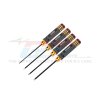 Metric Hex Driver Wrench set 4pcs set Hex 1.5/2.0/2.5/3.0mm Ti Tips - GPM NSD081 Metric Hex Driver Wrench set 4pcs set Hex 1.5/2.0/2.5/3.0mm Ti Tips - GPM NSD081