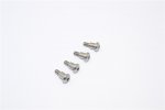 Gmade 1/10 Gs01 Sawback 4WD Vehicle Stainless Steel King Pin Screws (4.43x4.8XM3) - 4pcs (For R1 / Saw Back) - GPM SW004S