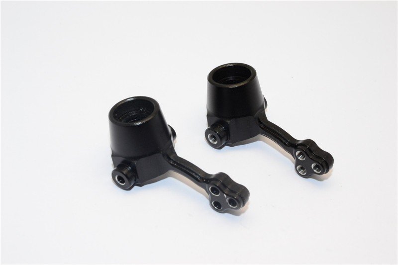GPM Fuselli Anteriori In Alluminio Nero Per Traxxas LaTrax Rally/SST/Teton - Set 1 Paio