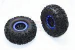2.2'' Rubber Rally Tires And Plastic Wheels - 2pc set - GPM AW2206F/RA45