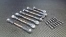 HPI Bullet 3.0 Mt And St (Nitro Engines) Spring Steel Tie Rod With Plastic Ends - 7pcs set - GPM BMT160ST HPI Bullet 3.0 Mt And St (Nitro Engines) Spring Steel Tie Rod With Plastic Ends - 7pcs set - GPM BMT160ST