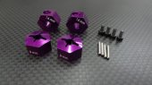 HPI Bullet Fluorescent x Mt And St Alloy Hex Adapter 14mm Diameter With 9mm Thickness - 4pcs set - GPM BST010/14X9