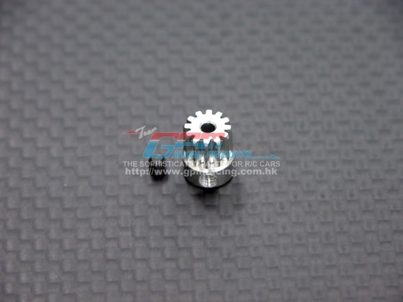 HPI Minizilla Alloy Motor Gear With Alloy Cap & Screw (12T) - GPM MB012T