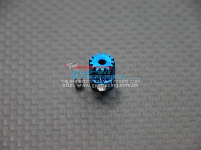 HPI Minizilla Alloy Motor Gear With Alloy Cap & Screw (13T) - GPM MB013T