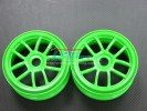 Hyper 7 /Mp9 Nylon Wheel For 1/8 Buggy(5 Poles) Green - 1pr - GPM BUGW1105/G Hyper 7 /Mp9 Nylon Wheel For 1/8 Buggy(5 Poles) Green - 1pr - GPM BUGW1105/G