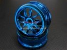 Hyper 7 /Mp9 Nylon Wheel For 1/8 Buggy ( 10 Poles ) With Multiple Color Anodized-1pr - GPM BUGW1105/MC Hyper 7 /Mp9 Nylon Wheel For 1/8 Buggy ( 10 Poles ) With Multiple Color Anodized-1pr - GPM BUGW1105/MC