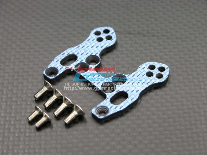 Kyosho Mini Inferno /Mini Inferno 09 Graphite Front Damper Tower With Screws (Multiple Colors) - 1pc set - GPM GMIF028MC