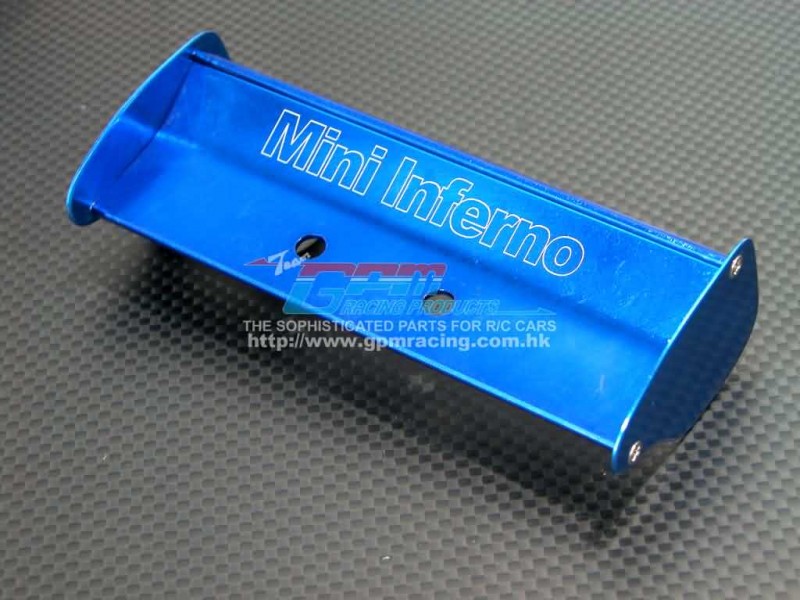 Kyosho Mini Inferno /Mini Inferno 09 Alloy Rear Wing - 1pc - GPM MIF040A