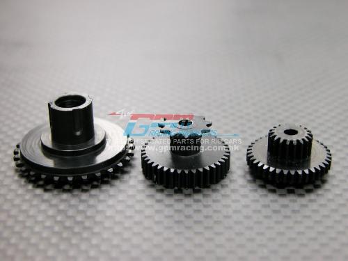 Kyosho Motor Cycle Delrin Wheel Gear Assembly (52T+53T+55T) - 3pcs set - GPM DKM1000
