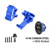 For TRAXXAS XRT 8S 4140 Carbon Steel + 7075 Alloy Front Complete Diffs & Upper Bulkhead & Diffs Housing - GPM XRT12KIT For TRAXXAS XRT 8S 4140 Carbon Steel + 7075 Alloy Front Complete Diffs & Upper Bulkhead & Diffs Housing - GPM XRT12KIT