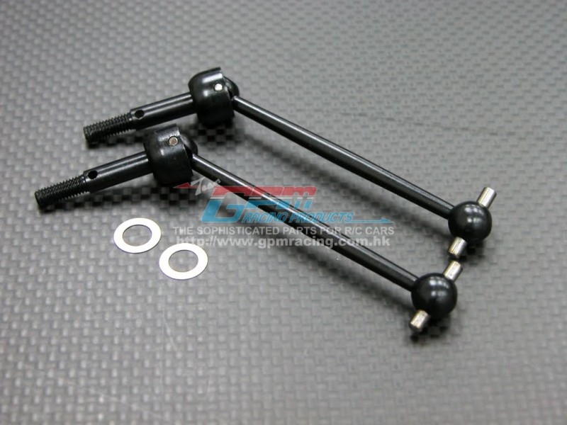 thumbnail image 2 of GPM Steel Universal Swing Shaft Set For Traxxas Revo/Summit/E-Revo - Red 2 of 13