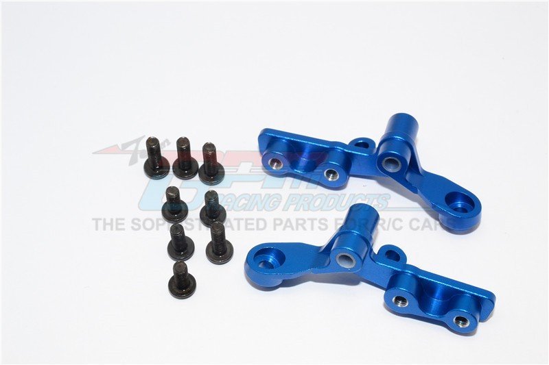 Tamiya DT-03 Upgrade Parts - Aluminum Front Rocker Arm Set (1 Pair, Red) - View #4