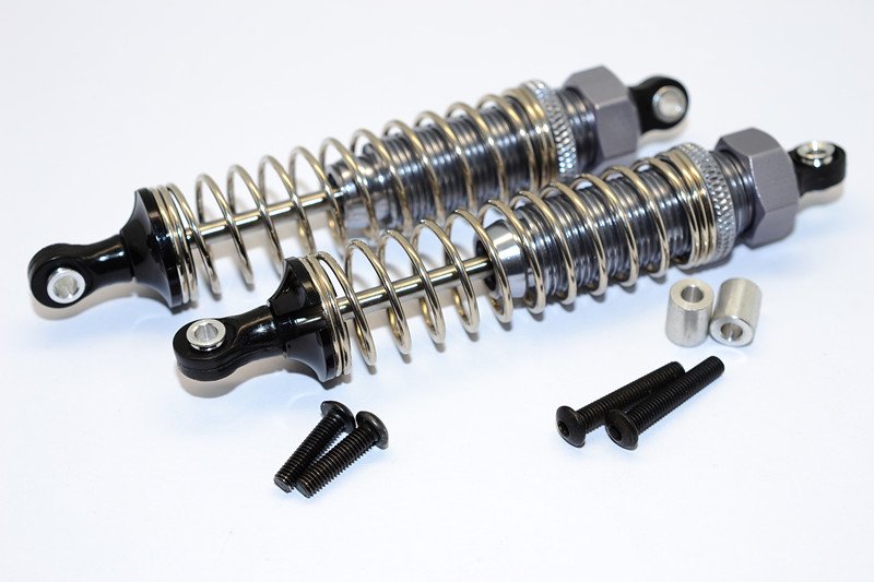 Tamiya DT03 Aluminium Rear Adjustable Plastic ball Top 90mm Damper - 1pr set - GPM DT3090R/PBT