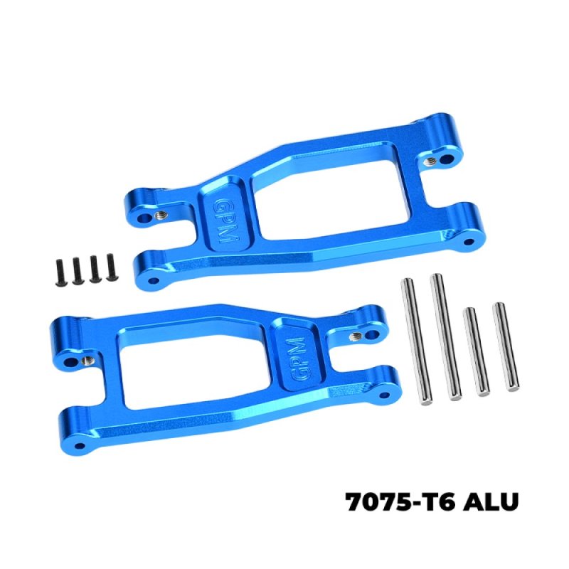 TAMIYA DT-04 RC FIGHTER NXGEN 7075-T6 Alloy Front Upper Suspension Arms - GPM DT4054