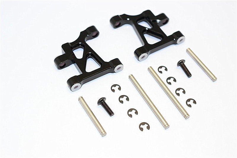 Hot Racing TKH5601 Aluminum Rear Lower Suspension Arms – Fits Tamiya G6-01, GF-01, TL01 – Anodized Hot Color