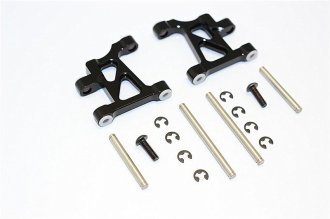Tamiya GF01 & TL01 Aggiornamento Parti Aluminium Front Knuckle Arm Set - 1Pr Black