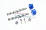 TAMIYA T3-01 DANCING RIDER Stainless Steel Rear Wheel Shaft W. Aluminum Hex Adapter (+2mm) - 8pc set - GPM T3023SR/+2MM TAMIYA T3-01 DANCING RIDER Stainless Steel Rear Wheel Shaft W. Aluminum Hex Adapter (+2mm) - 8pc set - GPM T3023SR/+2MM