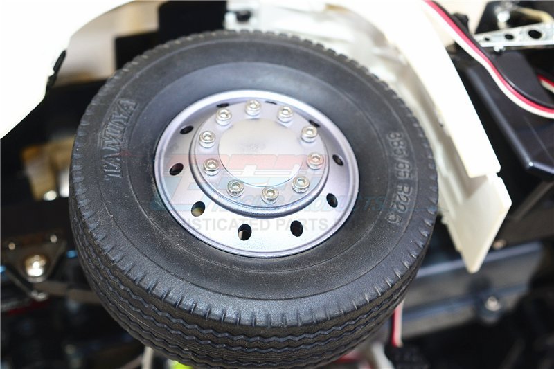 TAMIYA 1/14 Tractor Truck Front 10-Hole Wheel TRU1007F by GPM