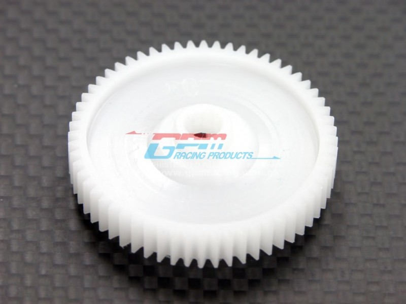 GPM DTT4260T-W Delrin Spur Gear 42 Pitch 60 T 1/10 Fit For TAMIYA TT-01 RC voiture 