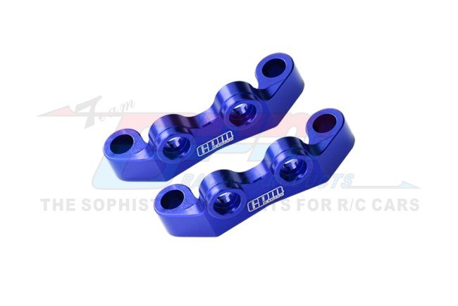 Blocs De Direction Avant Aluminium 7075 Pour Arrma 1:10 Granite/Big Rock/Senton/Vorteks & 1:8 Typhon - Rouge, Pièce Upgrade