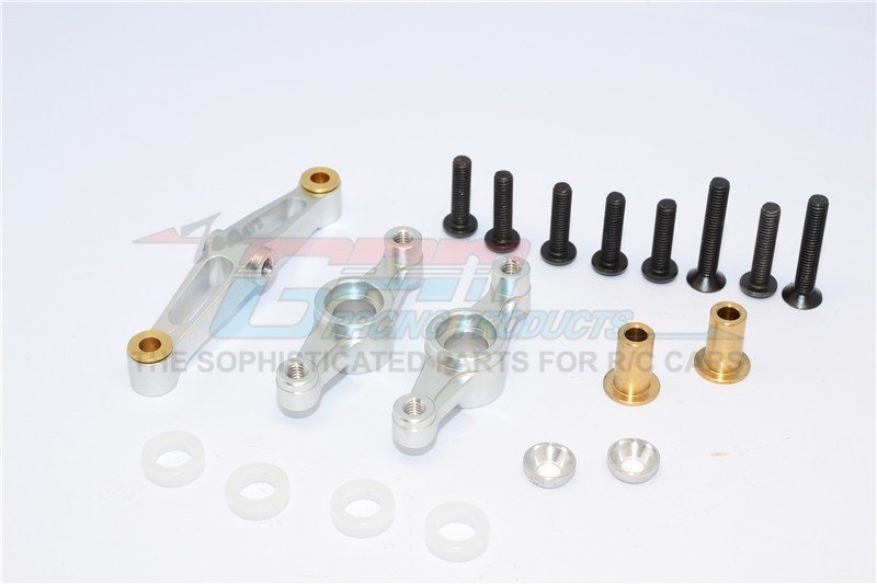 GPM Racing Alu Lenkungsteile blau für Tamiya TT02 - GPMTT2048B - TRA