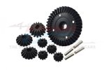 Tamiya TT02 Steel Ring Gear & Bevel Gear - 8pcs set (For TT02 / TT02B) - GPM TT2100 Tamiya TT02 Steel Ring Gear & Bevel Gear - 8pcs set (For TT02 / TT02B) - GPM TT2100