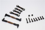 Tamiya 1/10 WR-02C Spring Steel Completed Anti-thread Tie Rod (WR02C Use Only) - 7pcs set - GPM WR2160S