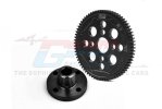 TAMIYA XV-02 Medium Carbon Steel High Speed M0.6 Module Spur Gear 70T+Spur Gear Holder - GPM XV23570TS TAMIYA XV-02 Medium Carbon Steel High Speed M0.6 Module Spur Gear 70T+Spur Gear Holder - GPM XV23570TS