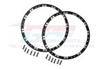 TEAM LOSI DIRT BIKE PROMO-MX MOTORCYCLE Aluminum 7075 Rear Wheel ReinfoRCement Rings set - GPM MX0505R