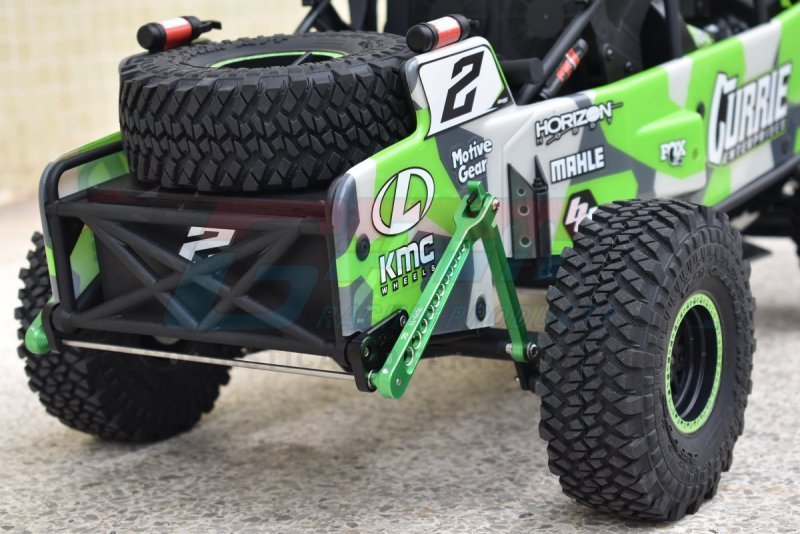 GPM Aluminum Front Gearbox For Losi 1:10 Baja Rey & Rock Rey - Gray Silver, High Strength 6061T6, CNC Machined - View #9