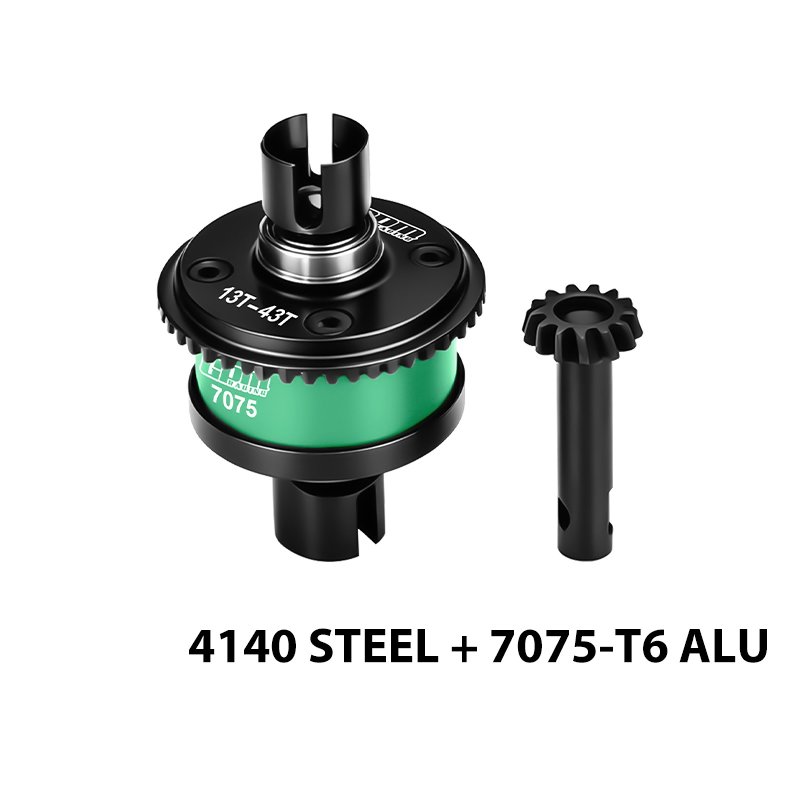 LOSI LMT Front/Rear Complete Differential 13/43T LMT1343S by GPM