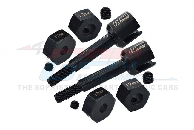 TEAM LOSI LMT 4WD SOLID AXLE MONSTER TRUCK ROLLER 4140 Carbon Steel Rear Wheel AXLE - GPM LMT039RS