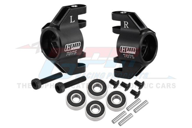 GPM Racing mozzi in alluminio C anteriori sinistro e destro blu GPM Racing mozzi in alluminio C anteriori sinistro e destro blu