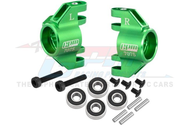 Mozzi Anteriori Blu In Alluminio GPM Racing Per Losi Mini-T (SMT019) – Ricambi RC Di Precisione