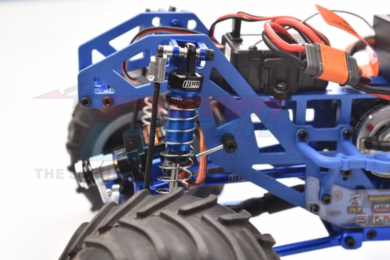 TEAM LOSI MINI LMT BRUSHED MONSTER TRUCK Aluminum 6061 Front