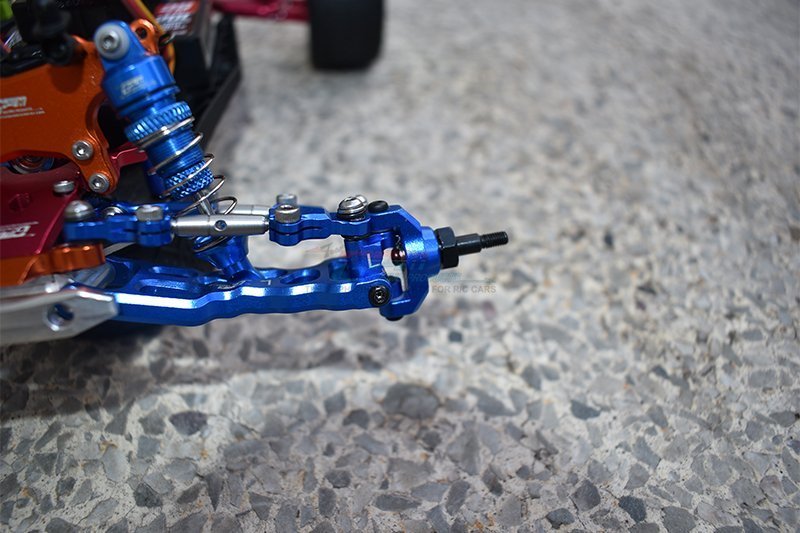 GPM Snodo Fuso Anteriore In Alluminio Rosso Per Team Losi Mini-T 2.0 – LM021-R