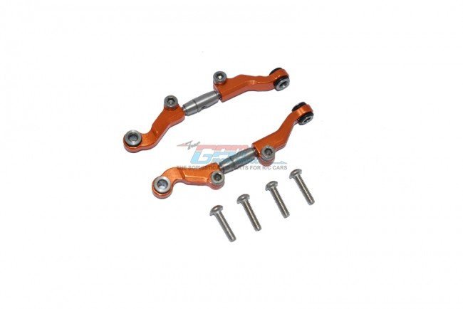 LOSI 1/18MINI-T2.0/2WD Stainless Steel Adjustable Arm Tie Rod Steering/LM160S/SH