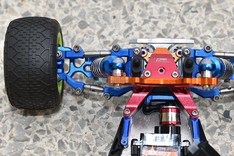 Kit De Direction Amélioré Pour Tamiya Lunch Box - Tirants En Acier Ressort Anti-dévissage + Chape De Servo - Noir - 7