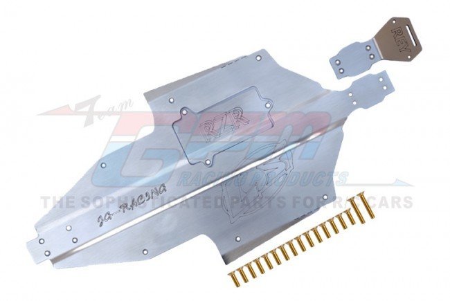 RiToEasysports 5-teiliges RC-Chassis-Schutzset – Edelstahl-Rüstungsplatten Für 82056-4 RC-Auto