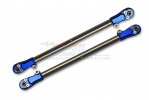 TEAM LOSI SUPER BAJA REY 2.0 Stainless Steel Adjustable Rear Upper Chassis Link Tie Rods With Aluminium Ends - 2pc set - GPM SB2014SN