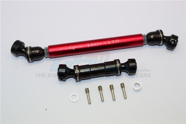 thumbnail image 2 of GPM Steel Universal Swing Shaft Set For Traxxas Revo/Summit/E-Revo - Red 2 of 13