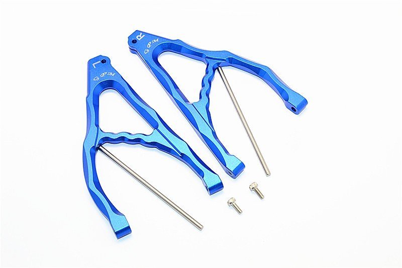 INTEGY Machined Type II Rear Upper Suspension Arm For Traxxas 1/10 Revo & E-Revo (Pre-2017) - Blue Anodized - View #9