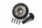 TRAXXAS E-REVO Carbon Steel Differential Ring Bevel Gear 29T & Pinion Gear 11T - 6pc set - GPM ER1200TS
