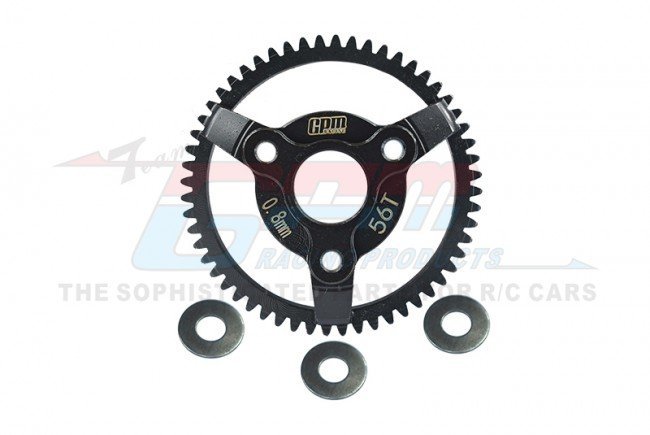 56T Carbon Steel Spur Gear SSLA2W056T Technical Upgrade by GPM