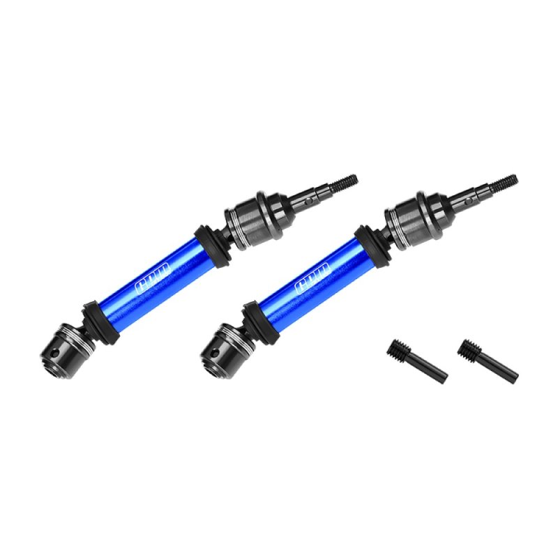 TRAXXAS FORD FIESTA ST RALLY VXL 4140 Carbon Steel+ 6061-t6 Alloy Front CVD Drive Shaft - GPM TFR098FS