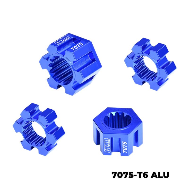 TRAXXAS FUNCO PRO SCALE 2WD SAND CAR 7075-T6 Alloy 24mm Wheel Hex Hubs - GPM TPS010