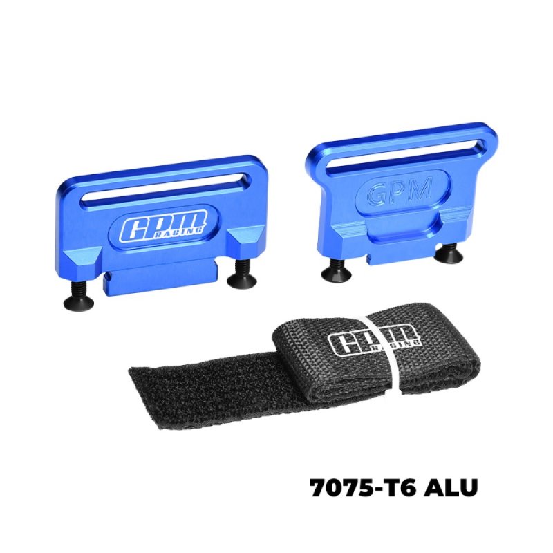 TRAXXAS JATO 4X4 VXL 7075 Alloy Retainer, Battery Hold-down - GPM TJ0126