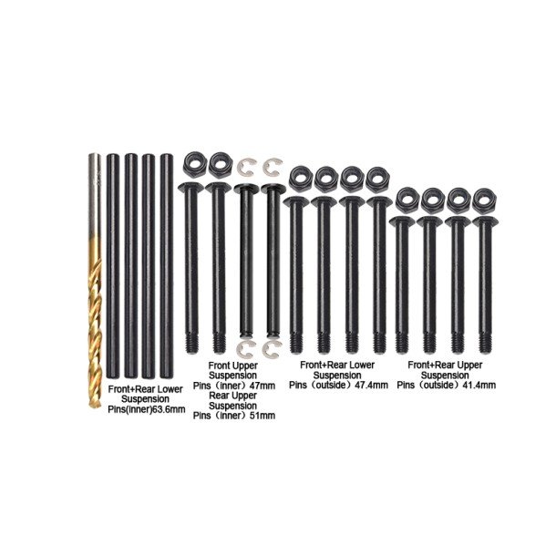 TRAXXAS 6S MAXX SLASH Medium Carbon Steel Front & Rear