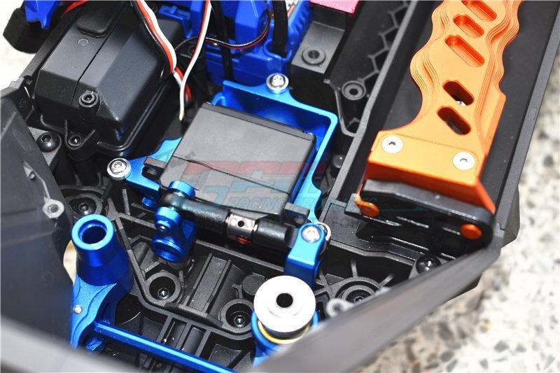 TRAXXAS MAXX MONSTER TRUCK Aluminum Servo Mount +Stainless Steel Tie